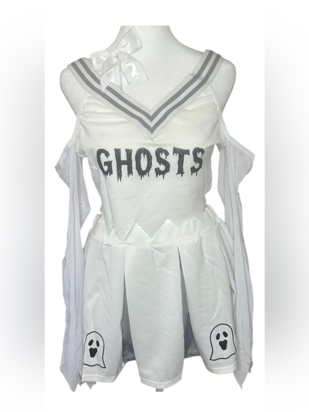 Dolls Kill White Ghosts Girls' Halloween Costume Dress